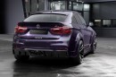 BMW X6 With Lumma Body Kit Tries Porsche Amethyst Paint
