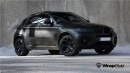BMW X6 Wrapped in "Black Alligator" Looks Kinda' Cool