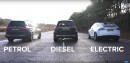 BMW X7 Drag Races Mercedes GLS and Tesla Model X in Battle of the Bulge