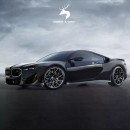BMW XM two-door coupe rendering by andras.s.veres