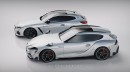 BMW Z4 SB vs Toyota GR Supra SB comparo rendering by sugardesign_1
