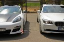 BMW 750Li, Porsche Panamera Turbo and Mercedes-Benz S500 in Iran