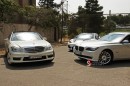 BMW 750Li, Porsche Panamera Turbo and Mercedes-Benz S500 in Iran