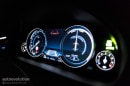 BMW Instrument cluster on Eco Pro Mode at night