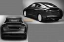BMW Fuel-Cell Vehicle Concept Patent Drawings