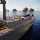 Boa Kingdom is an all-wood sail-assisted yacht designed for a very discerning owner