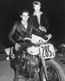 Bob&MotorcycleMechanic in Dirt-track years