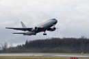 KC-46A Pegasus Aerial Refueling and Airlift takes off