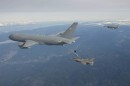 KC-46A Pegasus Aerial Refueling and Airlift using its boom