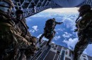 RAF Pathfinders Jump From a C-17 Globemaster