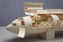 Boing 777 Model Made from Paper