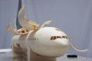 Boing 777 Model Made from Paper