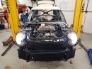 Vini the Powerflex V8 MINI is an R56 Cooper S with BMW S65 V8 swap for Goodwood FoS