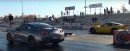 Boosted Nissan GT-R vs Chevrolet Corvette ZR1 Drag Race