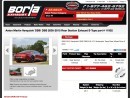 Borla exhaust for Aston Martin