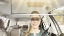 The Virtual Visor from Bosch turns the sun visor into a smart one