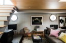 Bosco is an old cargo barge upcycled into a luxurious family home on The Thames