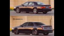 Cadillac Seville modern CGI redesign by TheSketchMonkey