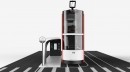 The Island tram concept: driverless, electric and very airy inside
