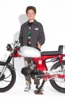 Haven Jarel and his custom-built bike