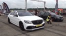 Brabus 800 takes on tuned Toyota GR Yaris and VW Golf GTI