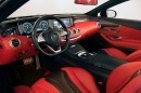 Brabus 850 Based on S63 Cabriolet Gets Red Interior for Geneva