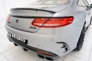 Brabus 850 Package Touches S63 AMG Coupe with Red Leather and Silver Paint