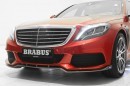 Red Brabus B50 S-Class for Santa