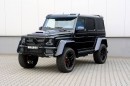 Brabus G500 4x4 Has Red Engine, Blue Leather and Carbon