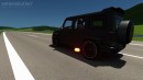 Brabus G900 Goes Flat Out on the Virtual Autobahn, Tops Out at 230 MPH