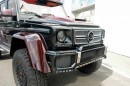 Brabus Mercedes-Benz G63 AMG 6x6 with red carbon fiber