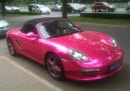 Pink Porsche Boxster in China