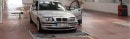BMW 3-Series E46 before a brake test on rolling road