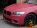 BMW F11 5 Series Touring in Red Matte Metallic