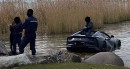 New Ferrari 812 Superfast rolls into lake in Italy, owner can't do anything to stop it