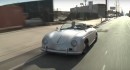 Jay Leno drives 1957 Porsche 356 Speedster