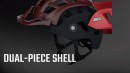 Bridger Highline dual-piece shell helmet