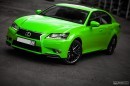Lexus GS in Acid Green Looks Like the Hulk