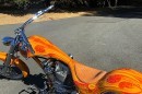 Bright Orange Eddie Trotta Custom Bike