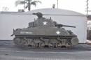 A 1943 Sherman M4A1 Grizzly in working condition is selling out of sunny California