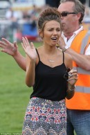 Michelle Keegan Steals the Show at a Trucking Festival