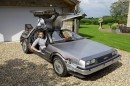 Ollie Wilkey's Time Machine DeLorean