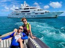 John Caudwell and wife Modesta own the Titania superyacht