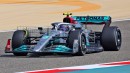 F1 Mercedes on Track