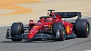 F1 Ferrari on Track