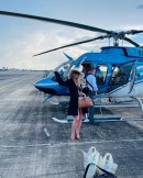 Britney Spears on Helicopter Ride