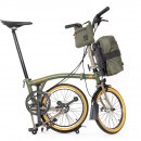 Brompton and Bear Grylls collaborated on a folding bike for adventure seekers