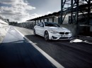 BMW M4 Coupe in Alpine White on Hungaroring