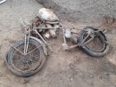 Man found a BSA M20 bike in his backyard, after more than 70 years