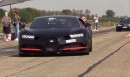 Bugatti Chiron Drag races 1,300 HP Audi S4